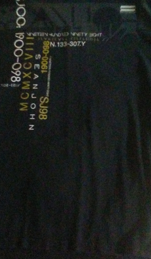 Blk men xl v-neck t-shirt